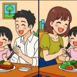 اختبار الذكاء: ابحث عن 3 اختلافات في صور عشاء عائلي في 19 ثانية اختبار الذكاء: ابحث عن 3 اختلافات في صور عشاء عائلي